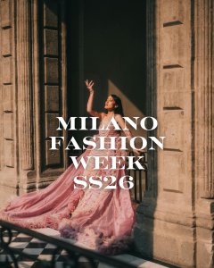 Sfilata Luisa Beccaria a Palazzo Bovara Milano Fashion Week 2025 per SS26
