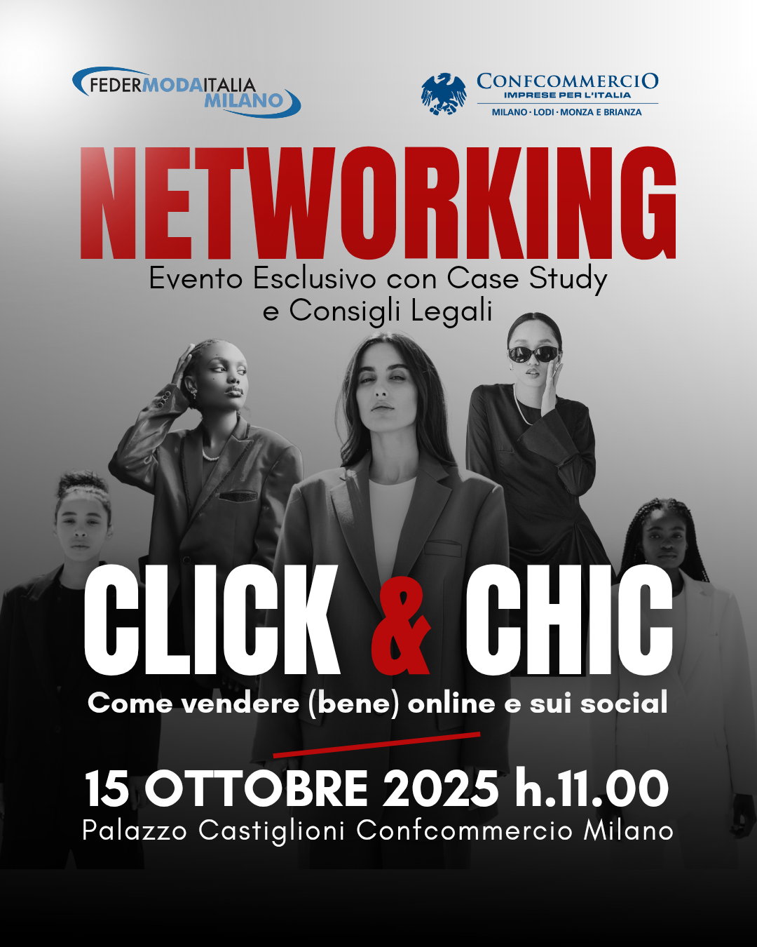 Evento esclusivo di Networking su Click&Chic: come vendere (bene) online e sui social